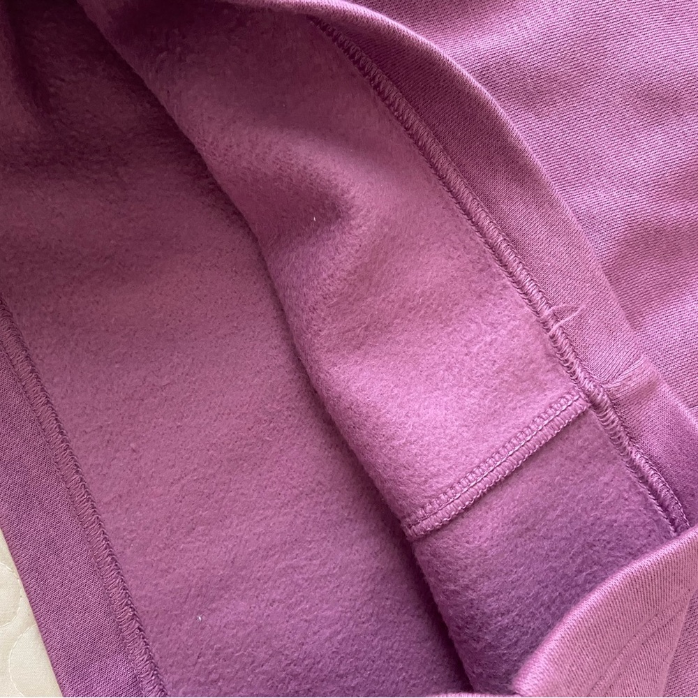 Nike Cozy Fleece Shorts in Purple - Picture 5 of 6